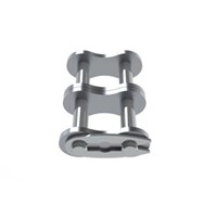 Sedis ALPHA 10B-2 Spring Clip Stainless Steel Roller Chain Link
