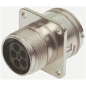 TE Connectivity, 24 contacts Panel Mount Socket Crimp