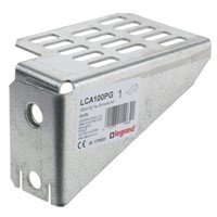 Legrand Cantilever Arm Bracket Pre-Galvanised Steel Cable Tray Fixing Plate, 100 mm Width, 74mm Depth