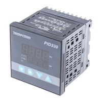 Tempatron PID330 PID Temperature Controller, 96 x 96 (1/4 DIN)mm, 2 Output Relay, SSR, 85 270 V ac Supply