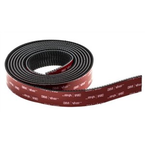 3M SJ3870, Dual Lock? Black Hook Tape, 25mm x 2.5m