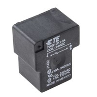 TE Connectivity PCB Mount Non-Latching Relay - SPNO, 24V dc Coil, 30A Switching Current