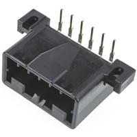 TE Connectivity MULTILOCK 070 Female Connector Housing, 3.5mm Pitch, 6 Way, 1 Row Right Angle