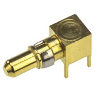 TE Connectivity DIN 41612 Series Right Angle Male Gold, Palladium Plated Brass DIN Connector Contact