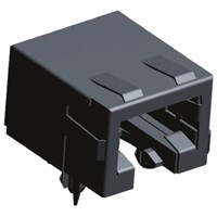 Cat 3 Modular RJ45 Jack, 8/8 Right Angle