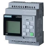 Siemens LOGO! 8.2 Logic Module, 115 V ac/dc, 230 V ac/dc Relay, 8 x Input, 4 x Output With Display