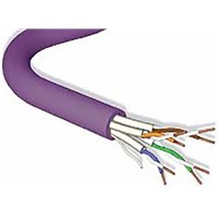 Brand-Rex Purple Cat6 Cable F/UTP LSZH Unterminated/Unterminated, 500m