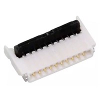 Molex Easy On 503480 Series 0.5mm Pitch 10 Way Right Angle SMT Male FPC Connector, Top and Bottom Contact