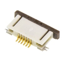Molex FFC/FPC SMT 52746 Series 0.5mm Pitch 6 Way Right Angle SMT Female FPC Connector, ZIF Bottom Contact