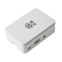 DesignSpark For Use With Raspberry Pi 2B, Raspberry Pi 3B, Raspberry Pi 3B+, White Raspberry Pi Case