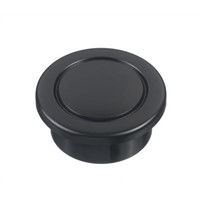 Idec Mushroom Black Push Button Head, HW Series, 29mm Cutout