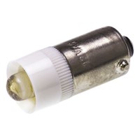 LED Reflector Bulb, BA9s, White, 9 mm Lamp, 9.6mm dia., 12  14 V ac/dc
