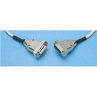 5m Male D-Sub to Female D-Sub Silver Parallel Cable Assembly