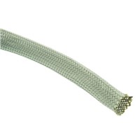 HellermannTyton Expandable Braided Nylon 66 Grey Cable Sleeve, 20mm Diameter, 10m Length