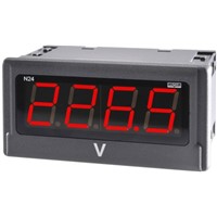 Lumel N24-Z310400E0 , LED Digital Panel Multi-Function Meter for AC Signal, 92mm x 45mm