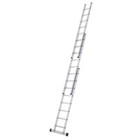 Zarges Extension Ladder 3 x 10 steps Aluminium 6.65m open length