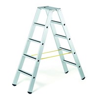 Zarges Aluminium Step Ladder 2 x 5 steps 1.32m open length