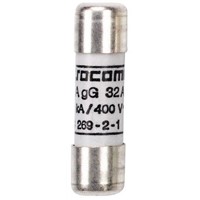 Socomec, 2A Cartridge Fuse, 10 x 38mm