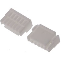 JST, GH Connector Housing, 1.25mm Pitch, 6 Way, 1 Row Right Angle, Straight