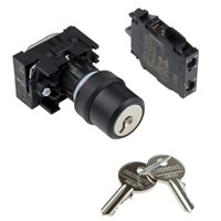Siemens 2 Position Key Switch Complete - (SPDT)