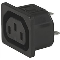 Schurter C13 Snap-In IEC Plug Socket, 15A, 250 V ac