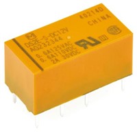 Panasonic PCB Mount Non-Latching Relay - DPDT, 12V dc Coil, 3A Switching Current