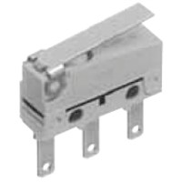 SPDT Short Hinge Lever Microswitch, 2 A @ 30 V dc