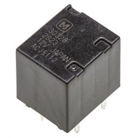 Panasonic PCB Mount Automotive Relay - DPDT, 12V dc Coil, 20A Switching Current