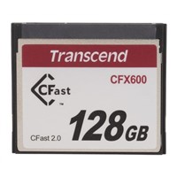 Transcend CFX600 CFast Industrial 128 GB MLC Compact Flash Card
