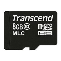 Transcend microSDHC Class 10 MicroSD Industrial 8 GB MLC Compact Flash Card