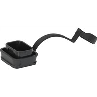 Protection Cover Cord Connector Black