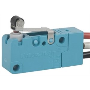 SPST-NO Short Roller Lever Microswitch, 5 A @ 250 V ac