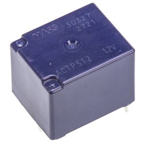 Panasonic PCB Mount Automotive Relay - DPDT, 12V dc Coil, 30A Switching Current