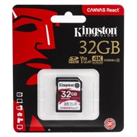 Kingston Canvas React 32GB SDHC Card
