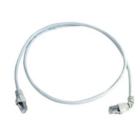 Telegartner White Cat6 Cable S/FTP LSZH Male RJ45/Male RJ45, 500mm