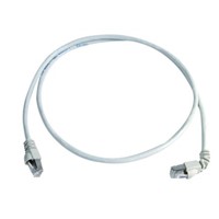 Telegartner White Cat6 Cable S/FTP LSZH Male RJ45/Male RJ45, 1m