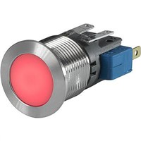 Push Button Touch Switch ,Illuminated, Red, IP40, IP67 Ag