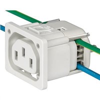 Schurter Snap-In IEC Connector Socket, 10 A, 15 A, 250 V ac