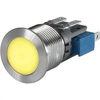 Push Button Touch Switch ,Illuminated, Yellow, IP40, IP67 Ag