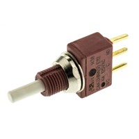 C &amp;amp; K Single Pole Double Throw (SPDT) Momentary Push Button Switch, 6.35 (Dia.)mm, PCB