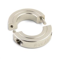 Ruland Shaft Collar Two Piece Clamp Screw, Bore 6mm, OD 30mm, W 8mm, Stainless Steel