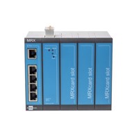 Insys Microelectronics, 5 ports Industrial Router - RJ45 Connections, 10/100Mbit/s Transmission Speed DIN Rail