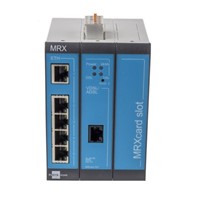 Insys Microelectronics, 5 ports Industrial Router - RJ45 Connections, 10/100Mbit/s Transmission Speed DIN Rail