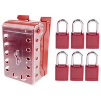Ultra-Compact Lock Box+6 Red KD Locks