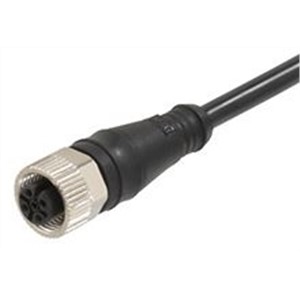 Molex, 4 contacts Cable Mount M12 Socket Crimp IP67