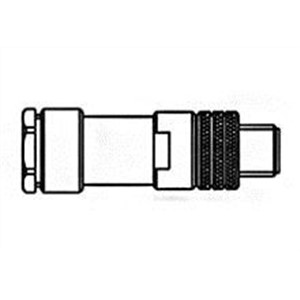 Molex, 4 contacts Cable Mount M8 Plug Screw IP67