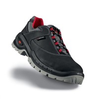 Heckel SUXXEED Black, Red Non Metal Toe Cap Unisex Safety Shoes, UK 2, EU 35