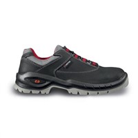 Heckel SUXXEED Black, Red Non Metal Toe Cap Unisex Safety Shoes, UK 3, EU 36