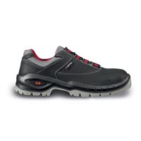 Heckel SUXXEED Black, Red Non Metal Toe Cap Unisex Safety Shoes, UK 10, EU 44