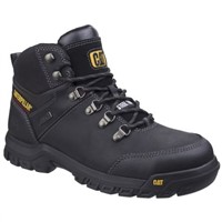 Caterpillar Framework Black Steel Toe Cap Safety Boots, UK 8